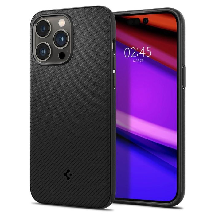 Чохол Spigen для iPhone 14 Pro Max, Mag Armor MagFit, Matte Black