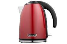 Электрочайник Ardesto 1.7л, Strix, металл, глянец красный
