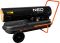 Тепловая пушка дизель/керосин Neo Tools, прямого нагрева, 50кВт, 720м кв, 1100м куб/ч, колеса, IPX4, чёрный