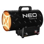 Тепловая пушка газовая Neo Tools, 15кВт, 150м кв, 580м куб/ч, чёрный