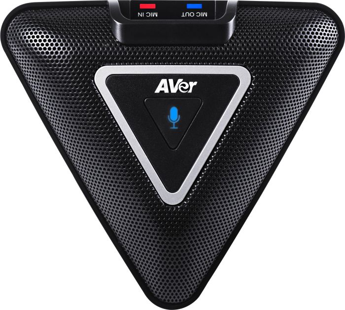 Мікрофонна пара додаткова AVer з 5 м кабелем для систем VC550/ FONE540/ VC520 Pro 3, 2 х Omni-mic, радіус дії 3 м, RJ45, чорний