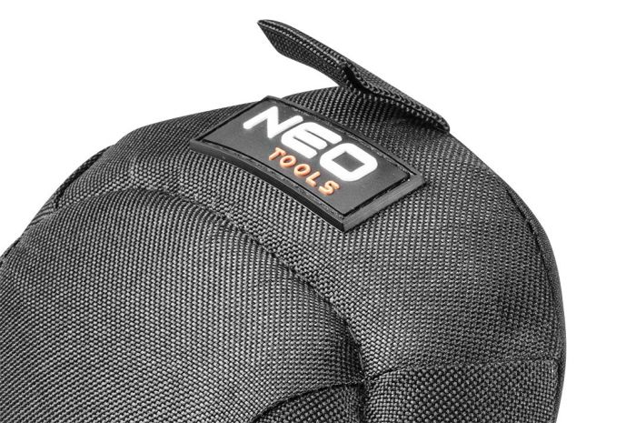 Наколінники захисні Neo Tools, м'яка тканинна подушка, поліестер 600D, на липучці, чорний