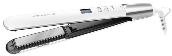 Випрямляч Rowenta Volumizer, >240Вт, темп.режимів-8, 140-210С, дисплей, іонізація, кераміка, білий