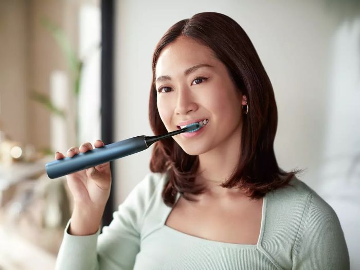 Щітка зубна електр. Philips, Sonicare DiamondClean 9000 Series, 62т. колив/хв, насадок-1, футляр, Bluetooth, чорний