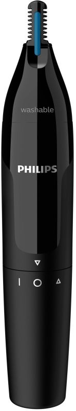 Тример Philips Series 1000, для носа та вух, 1хАА, сталь, чорний