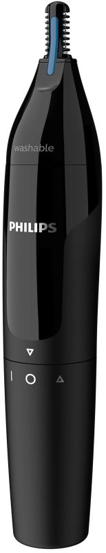 Тример Philips Series 1000, для носа та вух, 1хАА, сталь, чорний