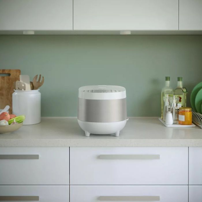 Мультиварка Philips All-in-One, 980Вт, чаша-5л, електронне керув., пластик, білий