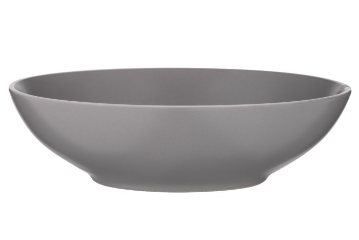 Тарелка суповая Ardesto  Cremona Dusty grey, 20см, керамика, серый