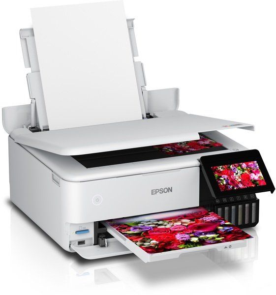БФП ink color A4 Epson EcoTank L8160 32_32 ppm Duplex USB Ethernet Wi-Fi 6 inks Black Pigment