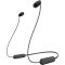 Наушники In-ear Sony WI-C100 BT 5.0, IPX4, SBC, AAC, Wireless, Mic, Черный