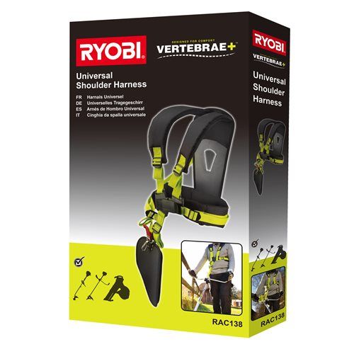 Ремінь ранцевий для тримерів та садових пилососів Ryobi RAC138 ергономічний Vertebrae+