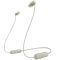 Наушники In-ear Sony WI-C100 BT 5.0, IPX4, SBC, AAC, Wireless, Mic, Бежевый