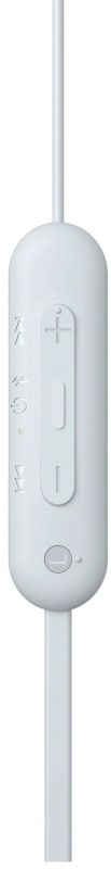 Навушники In-ear Sony WI-C100 BT 5.0, IPX4, SBC, AAC, Wireless, Mic, Білий