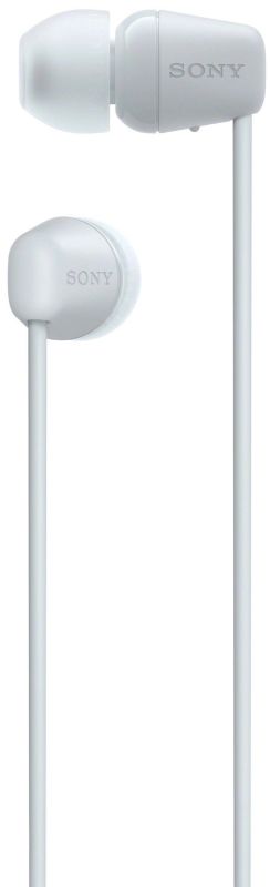 Навушники In-ear Sony WI-C100 BT 5.0, IPX4, SBC, AAC, Wireless, Mic, Білий