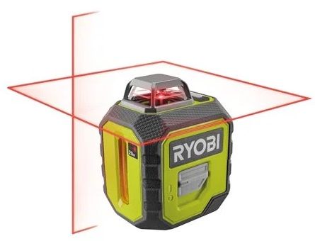 Нивелир лазерный Ryobi RB360RLL до 20м 360° красный луч 0.5кг