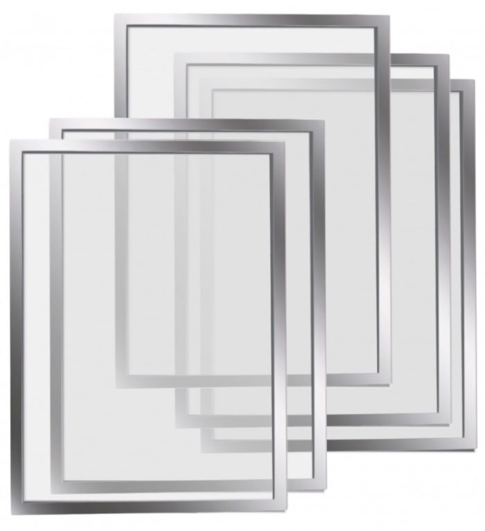 Рамки магнитные A4 серебристые Magnetofix Frame Silver Set UA