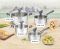 Набор посуды Tefal Daily Cook, 8 предметов, нержавеющая сталь, бакелит, стекло