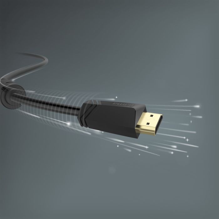 Кабель Hama HDMI (AM/AM), 10м, 4K, черный