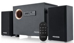 Акустична система MICROLAB  2.1, 10W, mini-jack, пк, чорний Microlab M-105R