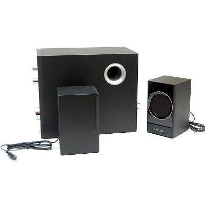 Акустическая система MICROLAB  2.1, 17W, mini-jack, черный Microlab M-223