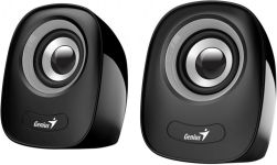 Акустична система Genius SP-Q160, 2.0, USB-А, mini-jack, сірий