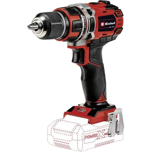 Шурупокрут-дриль акумуляторний Einhell Professional TP-CD 18/50 Li BL Solo 18В 50Нм 0-500·0-1800об/хв 2-13мм 1.1кг без АКБ та ЗП
