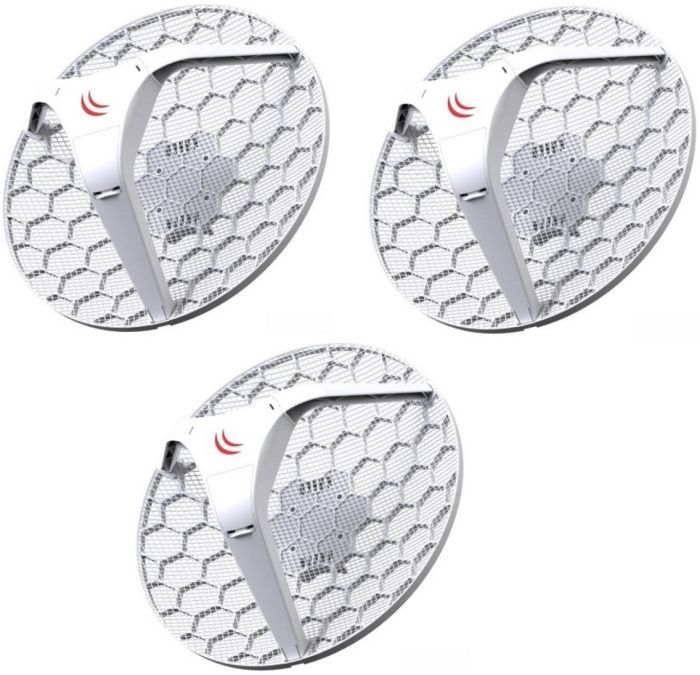 Точка доступа MikroTik LHG 5 (3шт в уп)