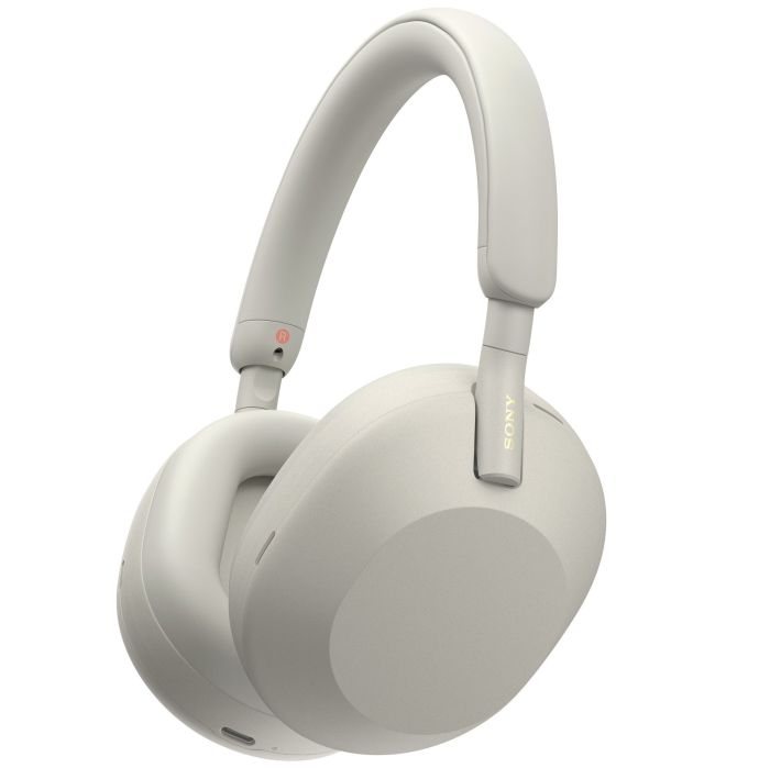 Наушники Over-ear Sony WH-1000XM5 BT 5.2, ANC, Hi-Res, AAC, LDAC, Wireless, Mic,  Сильвер
