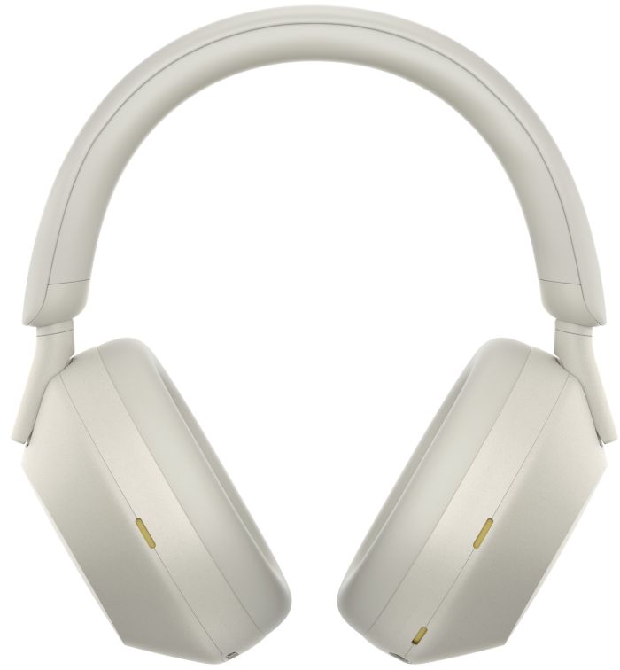 Наушники Over-ear Sony WH-1000XM5 BT 5.2, ANC, Hi-Res, AAC, LDAC, Wireless, Mic,  Сильвер