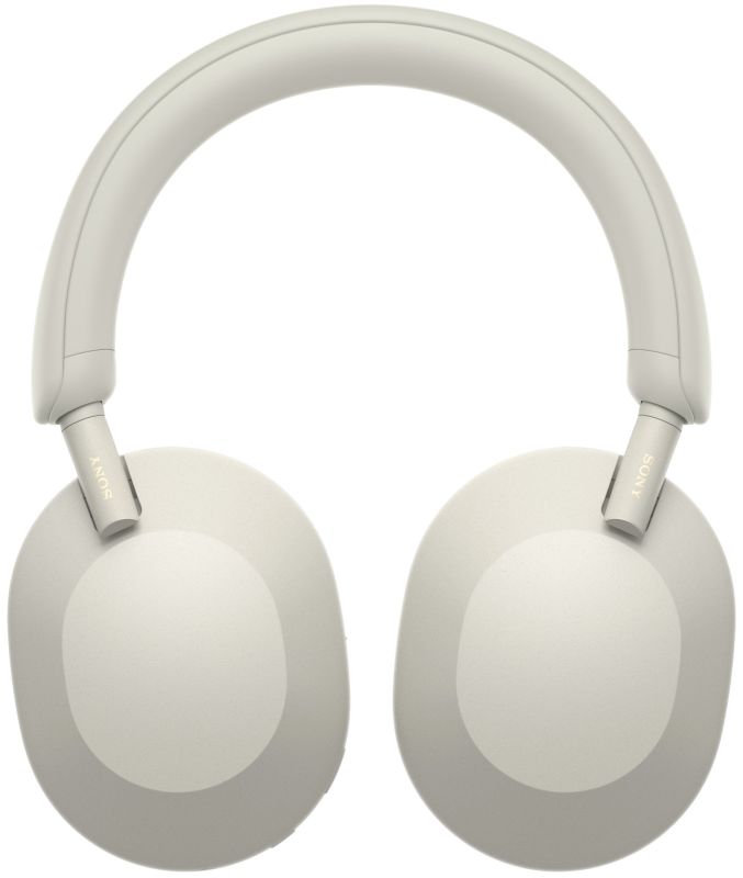 Наушники Over-ear Sony WH-1000XM5 BT 5.2, ANC, Hi-Res, AAC, LDAC, Wireless, Mic,  Сильвер