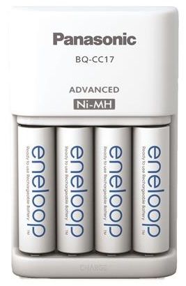 Зарядний пристрій Panasonic Advanced Charger+ Акумулятор Eneloop NI-MH  AA 2000 мАг, 4 шт.