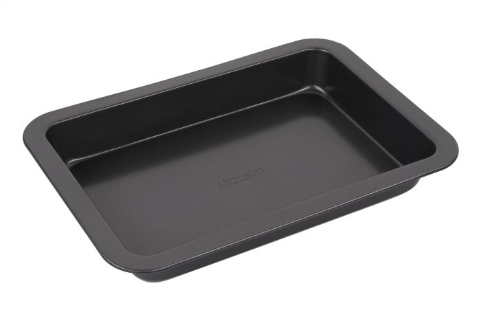 Форма для випікання Ardesto Gemini, 34.5x24x4.5см, вуглецева сталь, прямокутна, сірий