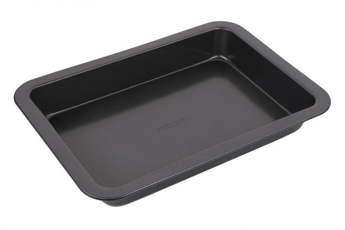 Форма для випікання Ardesto Gemini, 37.6x27x4.8см, вуглецева сталь, прямокутна, сірий