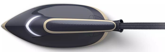 Утюг-парогенератор Philips PerfectCare 6000 Series, 2400Вт, 1800мл, паровой удар -600гр, постоянный пар - 130гр, нерж. сталь, сине-золотой