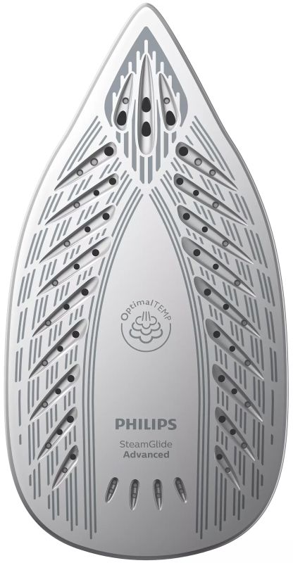 Утюг-парогенератор Philips PerfectCare 6000 Series, 2400Вт, 1800мл, паровой удар -600гр, постоянный пар - 130гр, нерж. сталь, сине-золотой