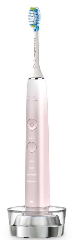 Щітка зубна електр. Philips, Sonicare DiamondClean Prestige 9900, 62т. колив/хв, насадок-1, SenseIQ, зарядний чохол, рожевий