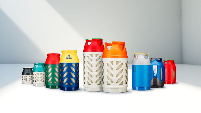 Баллон газовый композитный Hexagon Ragasco HR12.5L, 12.5л, пропан/бутан 5кг/6кг, 30бар, вентиль Shell (украинский стандарт), 3.9кг