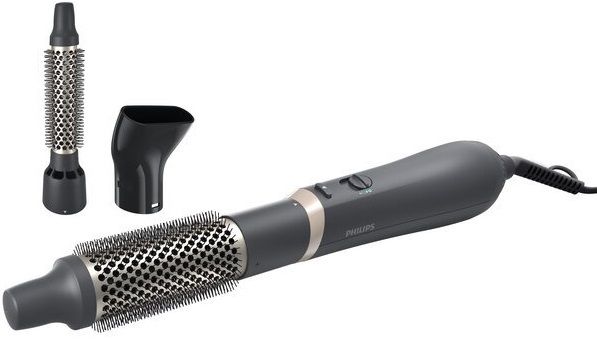 Фен-щетка Philips 3000 Series, 800Вт, режимов-3, хол. обдув, керамика, серый