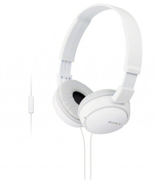 Наушники On-ear Sony MDR-ZX110AP 3.5 mini-jack, Mic, Белый