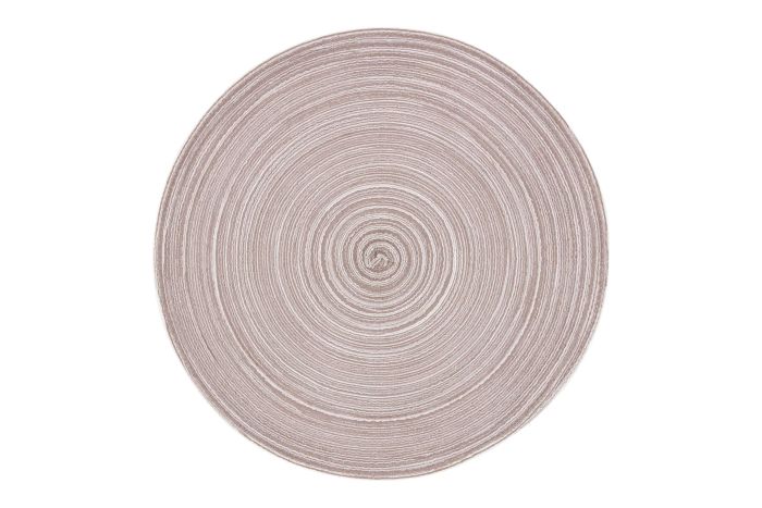 Килимок сервірувальний ARDESTO 38см, поліестер, кругла, сірий