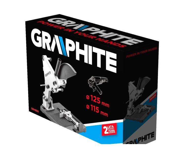 Стійка для шліфмашини кутової GRAPHITE, діаметр диска 115/125мм, поворотні лещата
