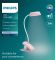 Лампа настільна з акумулятором Philips Donutclip 3Вт 4000K 1200мАг USB-A рожевий