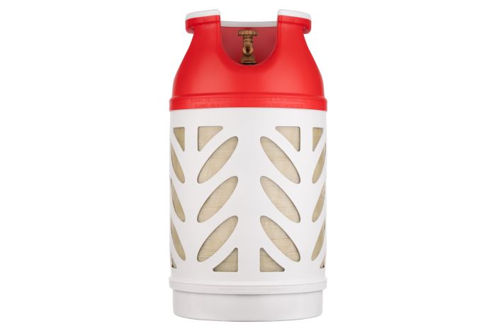 Балон газовий композитний Hexagon Ragasco HR24.5L, 24.5л, пропан/бутан 10кг/12кг, 30бар, вентиль Shell (український стандарт), 5.4кг