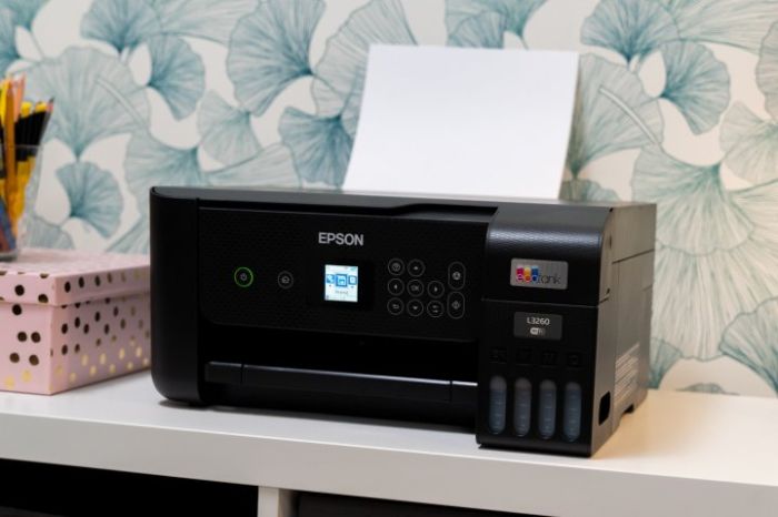МФУ ink color A4 Epson EcoTank L3260 33_15 ppm USB Wi-Fi 4 inks