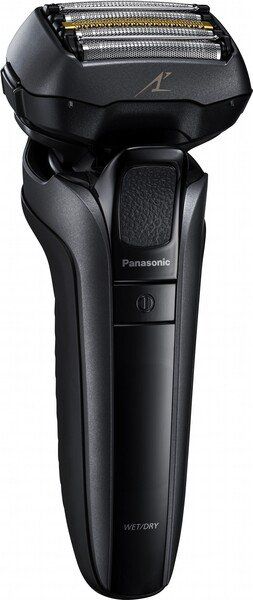 Бритва електр. Panasonic сіткова, 14000 об/хв,  бритв.головок-5, Li-Ion, сух.+волог., тример, чохол,Док-ст., чорний