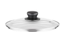 Кришка Ardesto Gemini Gourmet, 20см, термостійке скло, нержавіюча сталь, бакеліт