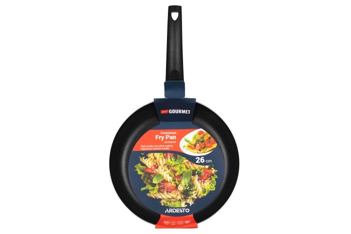 Сковорода Ardesto Gemini Gourmet Portofino, 26см, алюминий, черный