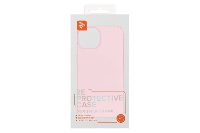 Чохол 2Е Basic для iPhone 14, Liquid Silicone, рожевий