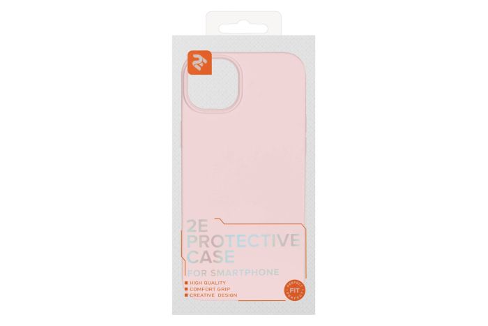 Чохол 2Е Basic для iPhone 14 Pro Max, Liquid Silicone, рожевий