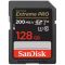 Карта пам'яті SanDisk SD  128GB C10 UHS-I U3 R200/W90MB/s Extreme Pro V30